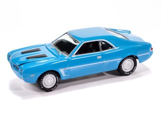 1:64 1969 AMC Javelin (Big Bad Blue w/White C Stripe)
