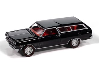 1:64 1965 Chevy 2-Door Wagon (Black)