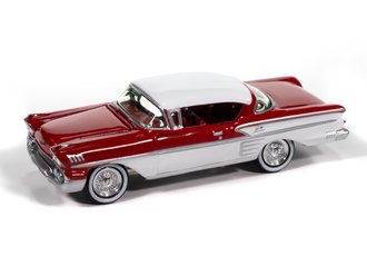 1:64 1958 Chevy Impala (Rio Red w/White Sides)