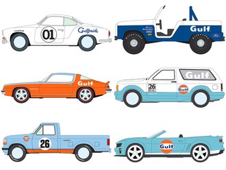 1:64 Johnny Lightning Collector Tin Assortment - 2026 Release 3B (Set of 6) 1:64 Johnny Lightning Collector Tin Assortment - 2026 Release 3B (Set of 6)