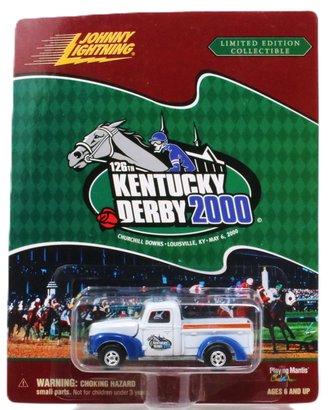 1:64 Kentucky Derby 2000 - 1940 Ford Pickup (White/Blue)
