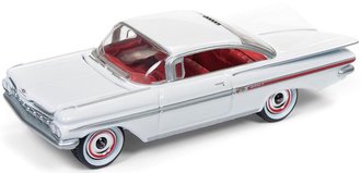1959 Chevy Impala "Coffee and Cars" (White w/Red Interior)