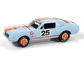 1:64 1967 Shelby GT-500 (Gulf Light Blue w/Orange Stripe)