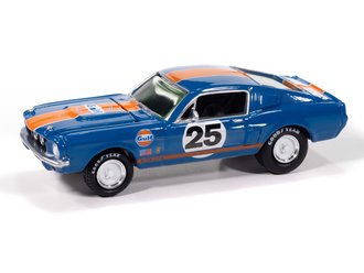 1:64 1967 Shelby GT-500 (Gulf Dark Blue w/Orange Stripe)