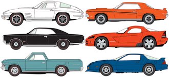 1:64 Johnny Lightning Muscle Cars USA - 2025 Release 3A (Set of 6) 1:64 Johnny Lightning Muscle Cars USA - 2025 Release 3A (Set of 6)
