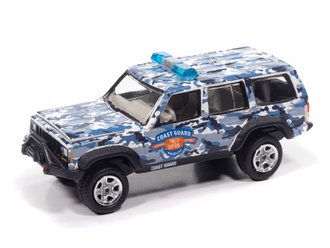 1:64 1998 Jeep Cherokee Sport - Coast Guard Tribute 1915 to 2025 (Coast Guard Camo) 1:64 1998 Jeep Cherokee Sport - Coast Guard Tribute 1915 to 2025 (Coast Guard Camo)