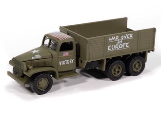 WWII GMC CCKW 6x6 Troop Carrier Parade Vehicle - VJ Victory Europe (Army Green)