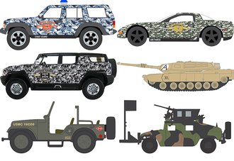 Johnny Lightning Military - 2025 Release 2A - Metal of Valor (Set of 6) Johnny Lightning Military - 2025 Release 2A - Metal of Valor (Set of 6)