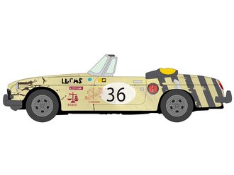 1:64 24 Hours of Lemons - 1962 MGB "Killer Zombee" (Rusty Yellow) 1:64 24 Hours of Lemons - 1962 MGB "Killer Zombee" (Rusty Yellow)
