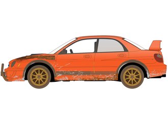 1:64 Twisted Metal - 2002 Subaru WRX "Evelyn" (Collector Box) 1:64 Twisted Metal - 2002 Subaru WRX "Evelyn" (Collector Box)