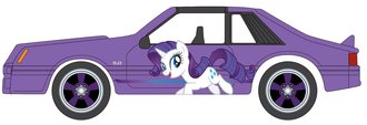 1:64 1982 Ford Mustang GT "My Little Pony - Rarity"