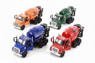 1:64 Western Star 47X Concrete Mixer Truck (Set of 4) 1:64 Western Star 47X Concrete Mixer Truck (Set of 4)