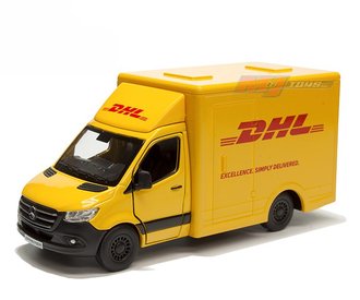 1:48 Mercedes-Benz Sprinter Box Van "DHL" (Yellow)