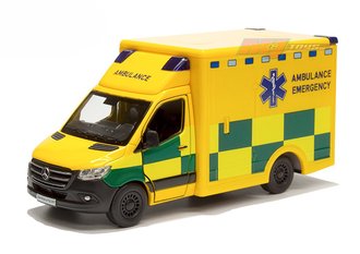 1:48 Mercedes-Benz Sprinter Ambulance (Yellow/Green)