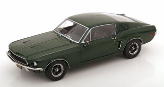 1:18 1968 Ford Mustang GT Fastback "Bullitt" (Green)