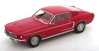 1:18 1968 Ford Mustang GT Fastback (Red)