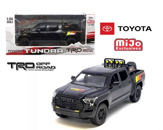 1:24 2023 Toyota Tundra TRD Off-Road Custom w/Tire Rack (Black)