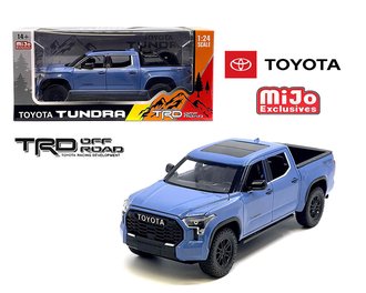 1:24 2023 Toyota Tundra TRD Off-Road 4×4 (Cavalry Blue) 1:24 2023 Toyota Tundra TRD Off-Road 4×4 (Cavalry Blue)