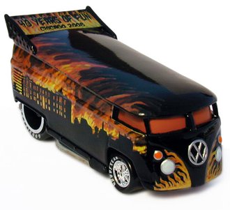 1:64 Rebel Run - Chicago Fire VW Drag Bus 1:64 Rebel Run - Chicago Fire VW Drag Bus