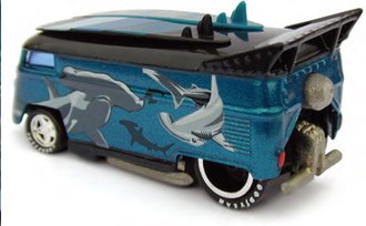 1:64 Rebel Run - Surfin' Series No. 6 - Shark Attack! VW Drag Bus 1:64 Rebel Run - Surfin' Series No. 6 - Shark Attack! VW Drag Bus