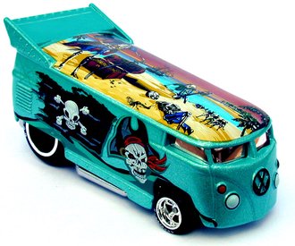 1:64 Pirates of the Caribbean - Pirate's Treasure VW Drag Bus 1:64 Pirates of the Caribbean - Pirate's Treasure VW Drag Bus