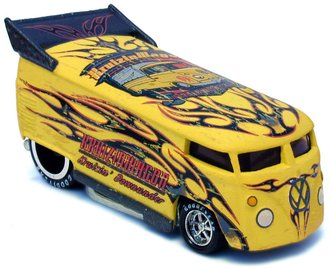 1:64 K2 Yellow VW Drag Bus 1:64 K2 Yellow VW Drag Bus