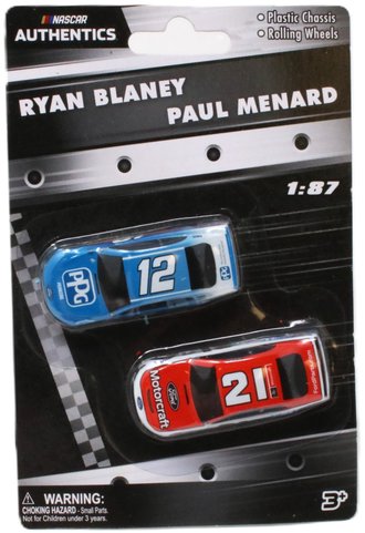 1:87 Ryan Blaney #12 "PPG", Paul Menard #21 "Ford Motorcraft"