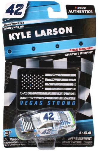 1:64 Kyle Larson #42 Chevy Camaro "Vegas Strong" ***Creased Blister***