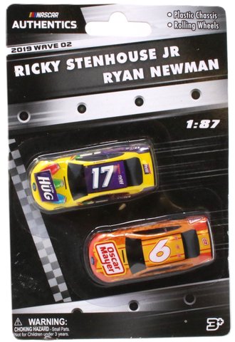 1:87 Ricky Stenhouse Jr #17 "Hugs" Ryan Newman #6 "Oscar Mayer"