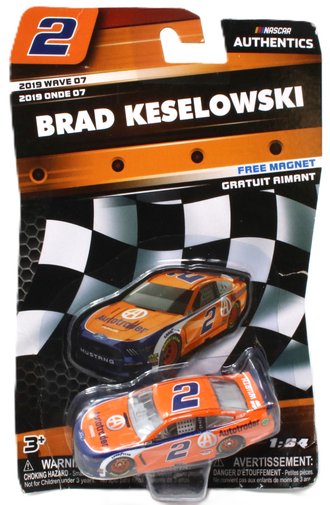 1:64 Brad Keselowski #2 Ford Mustang "Autotrader" ***Creased Blister***
