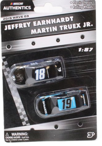 1:87 Jeffrey Earnhardt #18 "iK9", Martin Truex Jr #19 "Sirius XM"