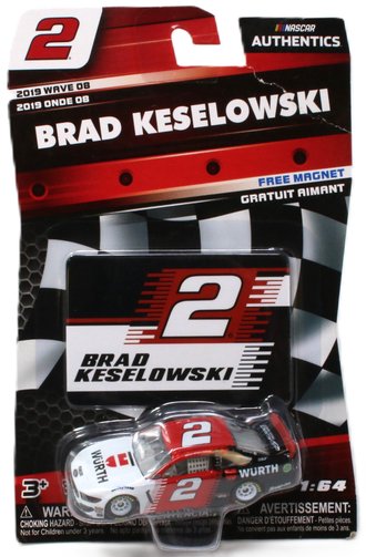 1:64 Brad Keselowski #2 Ford Mustang "Wurth" ***Creased Blister***