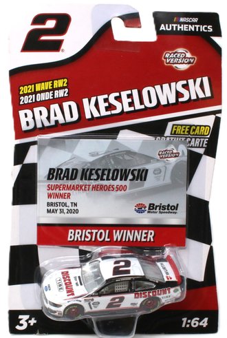 1:64 Brad Keselowski #2 Ford Mustang "Discount Tire"