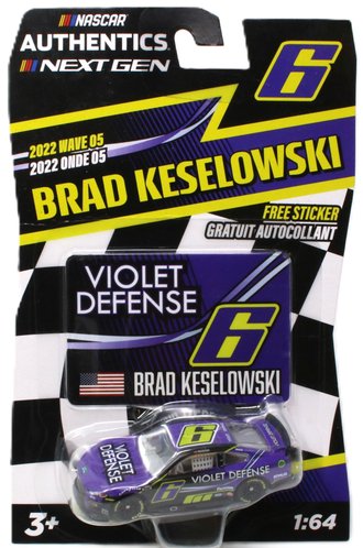 1:64 Brad Keselowski #6 Ford Mustang "Violet Defense"