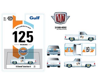1:64 1973 Chevrolet Custom Deluxe 10 "GULF" 1:64 1973 Chevrolet Custom Deluxe 10 "GULF"