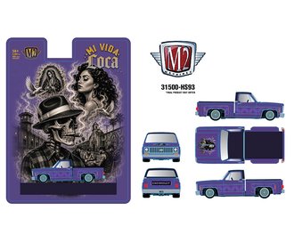 1:64 1973 Chevrolet Cheyenne 10 Stepside Pickup "Mi Via Loca"
