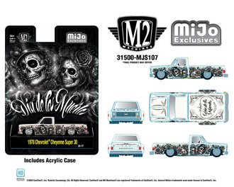 1:64 1:64 1978 Chevrolet Cheyenne Super 30 "2026 Dias De Los Muertos" 1:64 1:64 1978 Chevrolet Cheyenne Super 30 "2026 Dias De Los Muertos"