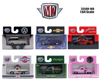 1:64 Auto-Thentics Release 108 (Set of 6) 1:64 Auto-Thentics Release 108 (Set of 6)