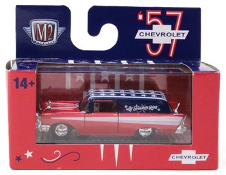 1:64 The Patriot Release - Auto-Dreams - 1957 Chevy Bel Air (Red/White/Blue)