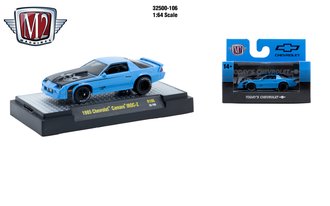 1:64 1985 Chevrolet Camaro IROC-Z (Blue/Black) 1:64 1985 Chevrolet Camaro IROC-Z (Blue/Black)