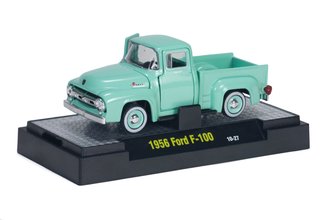 1:64 Auto-Trucks - 1956 Ford F-100 Pickup (Cyan)