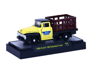 1956 Ford F-100 Stakebed Truck (Goldenglow Yellow/Black)