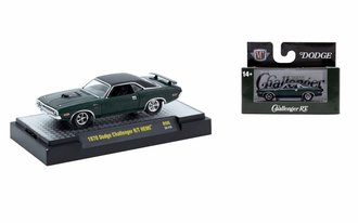 1:64 1970 Dodge Challenger R/T HEMI (Green w/Black Roof)