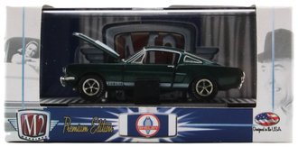 1:64 1966 Shelby GT350 (Green w/White Stripes)