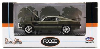 1:64 1970 Ford Mustang "Gambler 514" (Green w/Black Stripes)