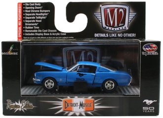 1:64 1966 Ford Mustang GT 2+2 Fastback (Blue)