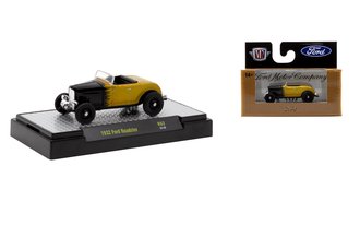 1:64 1932 Ford Roadster (Black/Gold)