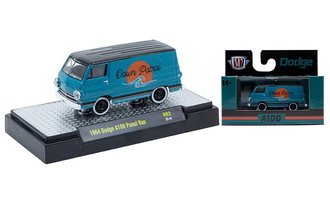1:64 1964 Dodge A100 Panel Van (Blue w/Black Roof) 1:64 1964 Dodge A100 Panel Van (Blue w/Black Roof)