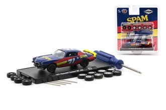 1:64 Auto-Wheels - 1971 Chevy Camaro SS 396 "Spam" (Blue/Red/Yellow)