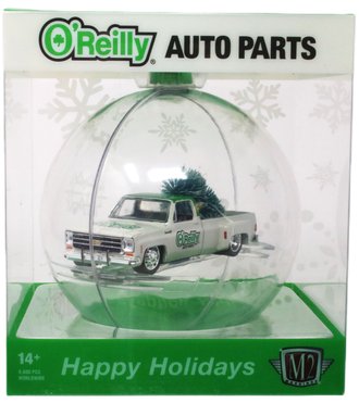 1:64 Chevrolet Dually "O'Reilly Auto Parts Christmas Ornament" 1:64 Chevrolet Dually "O'Reilly Auto Parts Christmas Ornament"